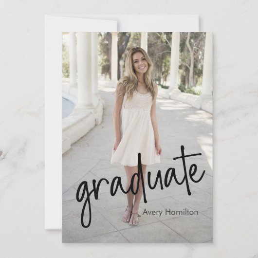 Klasse van Afstuderen Script Kaart 5 Foto's (Voorkant)