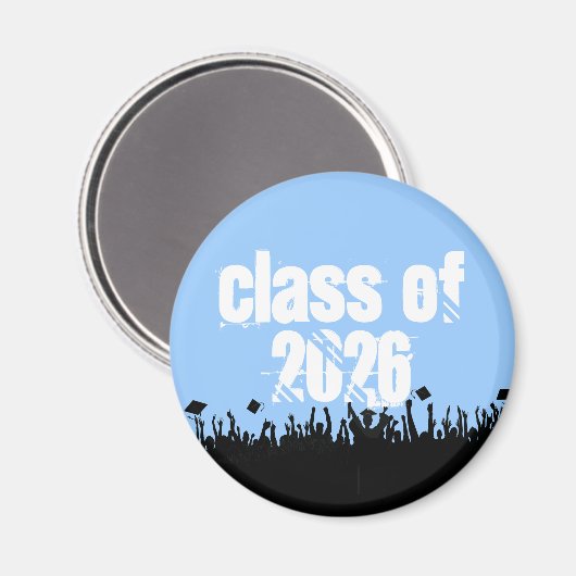 Klasse van Afstuderen U kiest Achtergrondkleur Magneet (Voorkant / Achterkant)