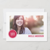 KLASSE VAN BADGE 2013  | AFSTUDEREN INVITATIE KAART (Voorkant)