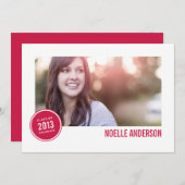 KLASSE VAN BADGE 2013 | AFSTUDEREN INVITATIE KAART (Voorkant / Achterkant)