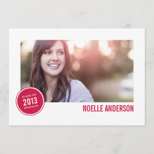 KLASSE VAN BADGE 2013    AFSTUDEREN INVITATIE KAART