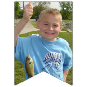 Klasse van | bewerkbaar Sinaasappel | Foto Afstude Vlaggetjes (Derde vlag)