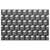 Klasse van de 2021 Graduation Cap Black Stof (Fat Quarter)