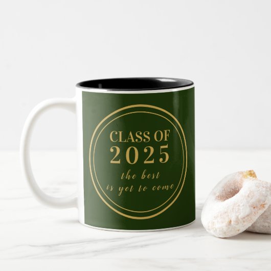 Klasse van de 2023 Afstuderen Hogere Mok van het M (Met donut)