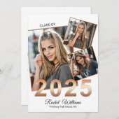 Klasse van de 2025 Afstuderen partijaankondiging Aankondiging (Voorkant / Achterkant)