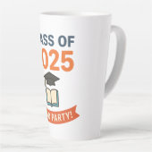 Klasse van de 2025 Graduation Party Latte Mok (Rechterhoek)