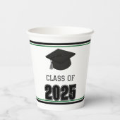Klasse van de 2025 Green Paper Cup Papieren Bekers (Achterkant)