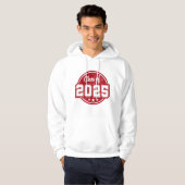 Klasse van de 2025  Rode Badge Hoodie (Voorkant volledig)