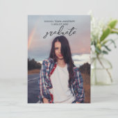 Klasse van de 20XX Fotogradatie Party Kaart (Staand voorkant)