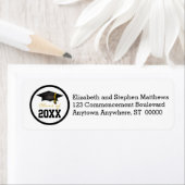 Klasse van de 20xx Graduation Cap Etiket (Insitu)