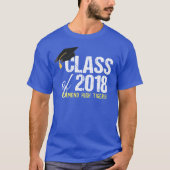 Klasse van de Aangepaste senior van het Afstuderen T-shirt (Voorkant)