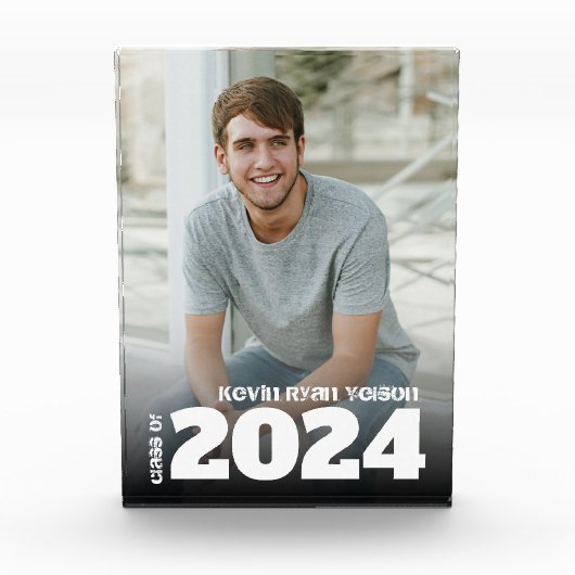 Klasse van de Aankondiging van Afstuderen Modern Fotoblokken (Voorkant)