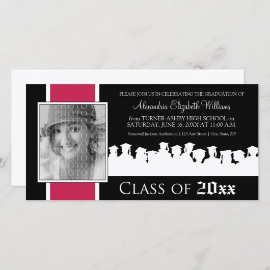 Klasse van de aankondiging van het Afstuderen [JAA (Voorkant / Achterkant)