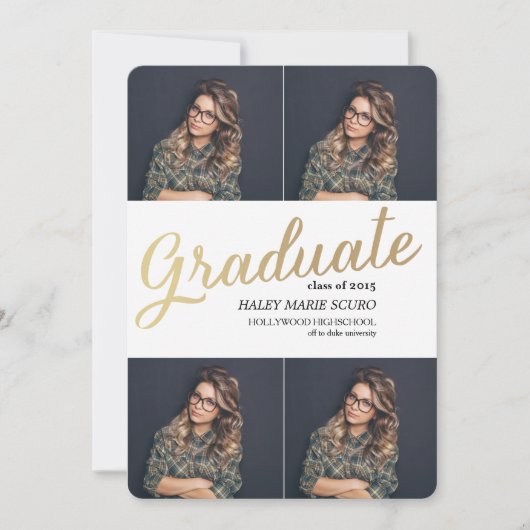 KLASSE VAN DE AANkondiging van het Afstuderen van (Voorkant)