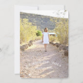 Klasse van de aankondiging van het Afstuderen van  (Voorkant)