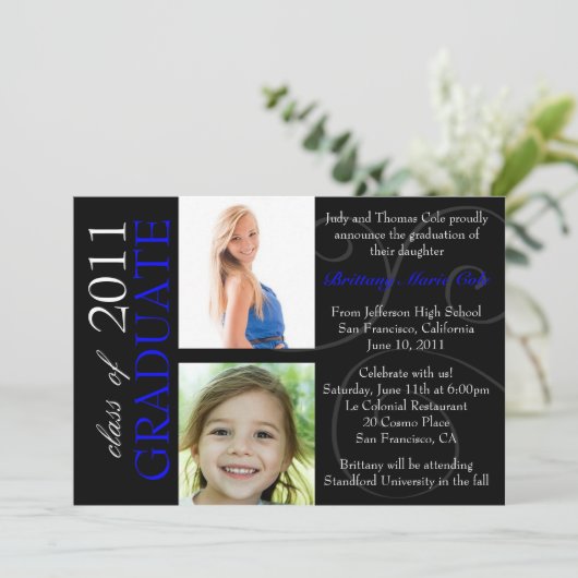 Klasse van de Afstuderen aankondiging van 2011 (Staand voorkant)