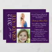 Klasse van de Afstuderen aankondiging van 2012 (Voorkant / Achterkant)