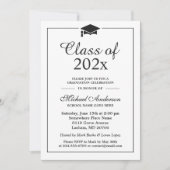 Klasse van de Afstuderen Logo van de Pet Kaart (Voorkant)