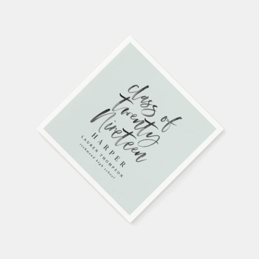 Klasse van de afstuderen partij 2019 servet (Hoek)