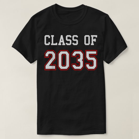 Klasse van de Afstuderen School Future 2035 Afstud T-shirt (Design voorkant)