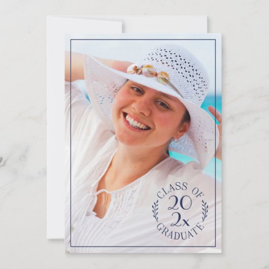 Klasse van de Afstuderen Typografie van de Moderne Aankondiging (Voorkant)