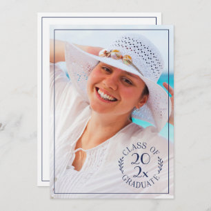 Klasse van de Afstuderen Typografie van de Moderne Aankondiging