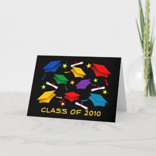 Klasse van de Afstuderen van 2010 - het Wenskaart Aankondiging
