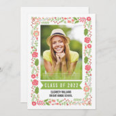 Klasse van de afstuderen van 2017: foto van de flo kaart (Voorkant / Achterkant)