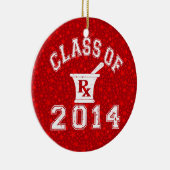 Klasse van de apotheek 2014 keramisch ornament (Rechts)
