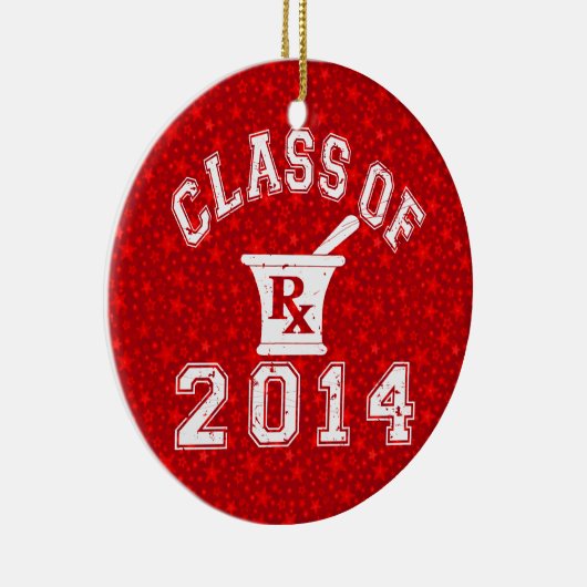 Klasse van de apotheek 2014 keramisch ornament (Rechts)