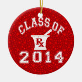 Klasse van de apotheek 2014 keramisch ornament (Voorkant)