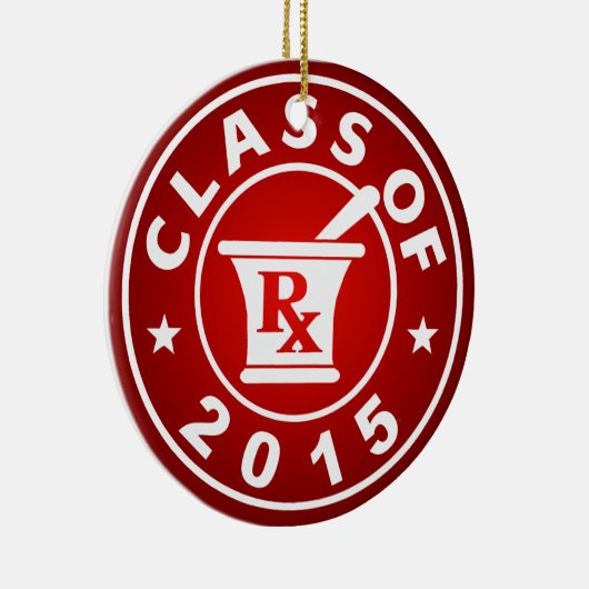 Klasse van de apotheek 2015 keramisch ornament (Rechts)