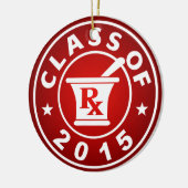 Klasse van de apotheek 2015 keramisch ornament (Links)