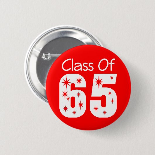 Klasse van de Button van 1965 (Voorkant /achterkant)