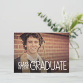 KLASSE VAN DE FOTO INVITE VAN DE PARTIJ VAN DE GRA KAART (Staand voorkant)