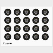 Klasse van de gradatieknop van 20xx Classic Round  Ronde Sticker (Vel)