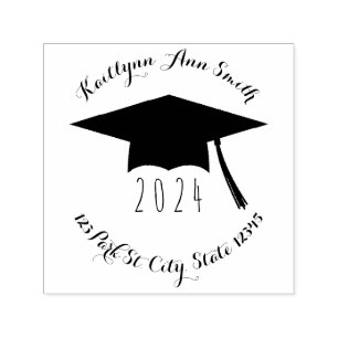 Klasse van de graduatieclausule van 2019 zelfinktende stempel