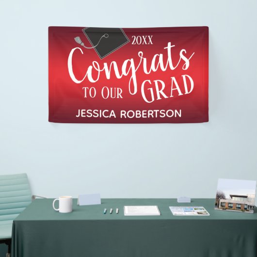 Klasse van de graduatiepartij van 2022 spandoek (Beurs)