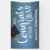 Klasse van de graduatiepartij van 2022 spandoek (Verticaal)