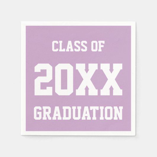 Klasse van de Graduation Party Napkins Servet (Voorkant)