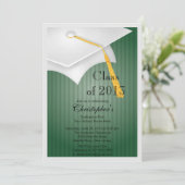 Klasse van de Graduation Party of 2013 White Afstu Kaart (Staand voorkant)