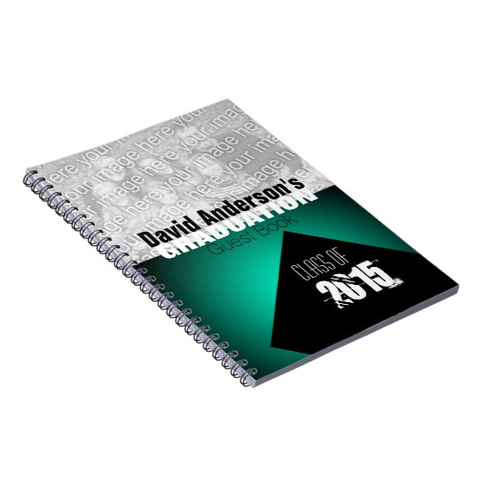 Klasse van de Graduation Party of 2018 Custom Gues Notitieboek (Rechterzijde)