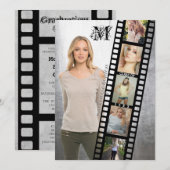 Klasse van de Graduation Party Senior Portret Nega Kaart (Voorkant / Achterkant)