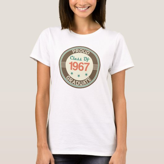 Klasse van de groep van 1967 Afstuderen T-shirt (Voorkant)