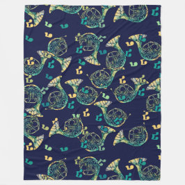 klasse van de Horn Band Fleece Deken