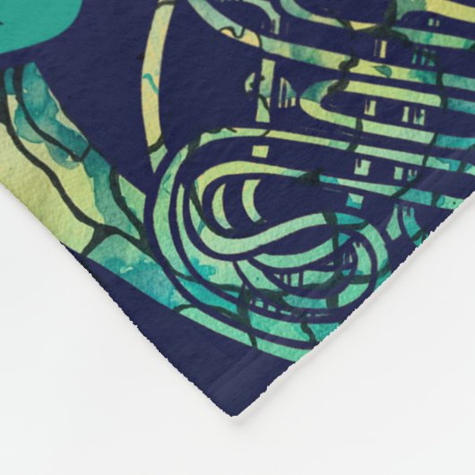 klasse van de Horn Band Fleece Deken (Hoek)