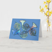 klasse van de Horn Band Kaart (Gele Bloem)