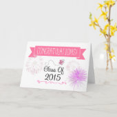 Klasse van de Kaart van de Afstuderen van 2015 (Gele Bloem)