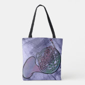 klasse van de lantaarns van het schilderwerk van d tote bag (Achterkant)