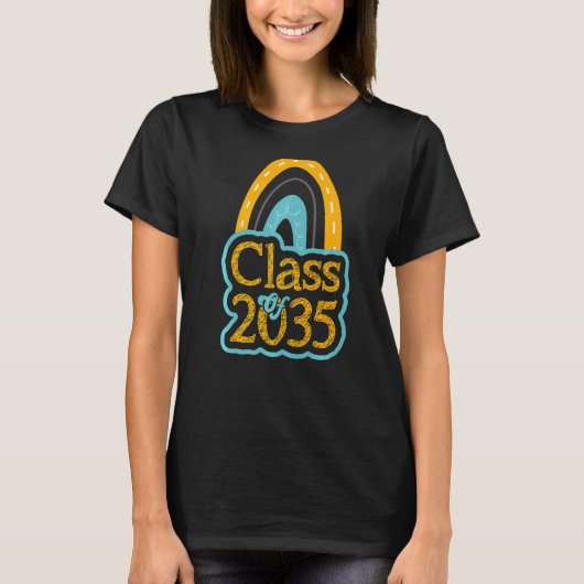 KLASSE van de leerling van 2035 T-shirt (Voorkant)